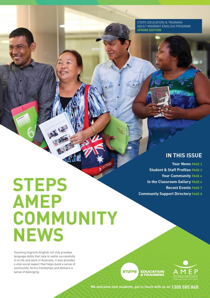 Newsletter Out Now- STEPS Adult Migrant English Program - STEPS AMEP